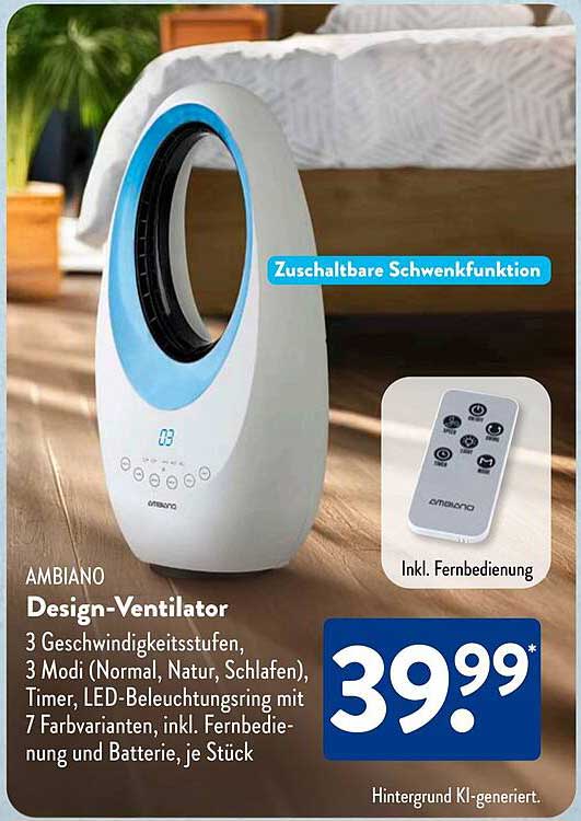 AMBIANO Design-Ventilator