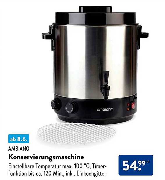 AMBIANO Konservierungsmaschine