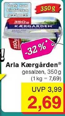 Arla Kærgården® gesalzen, 350 g