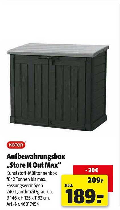 Aufbewahrungsbox „Store It Out Max“