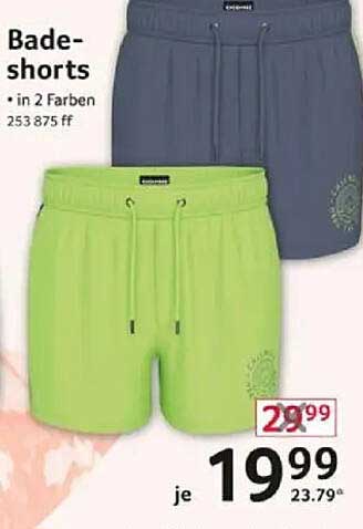 Bade-Shorts in 2 Farben