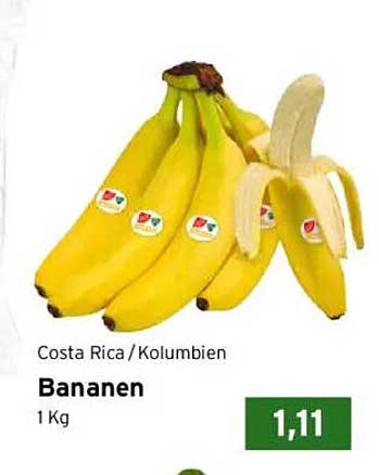 Bananen aus Costa Rica/Kolumbien 1 Kg