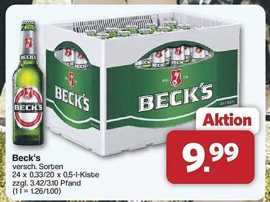 Beck's Biere 24er Kiste