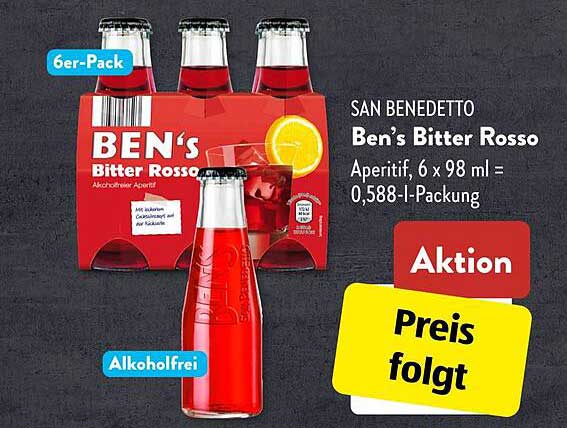 Ben's Bitter Rosso 6er-Pack