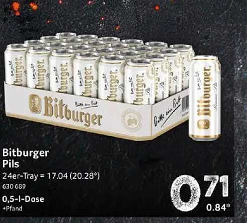 Bitburger Pils – 0,5 l Dose