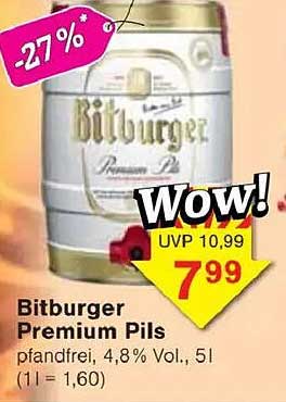 Bitburger Premium Pils 5L