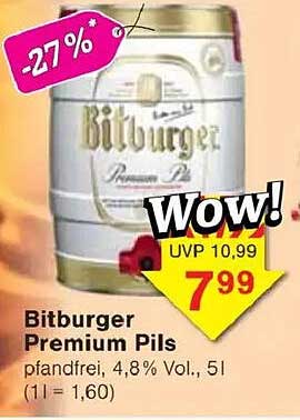 Bitburger Premium Pils 5L