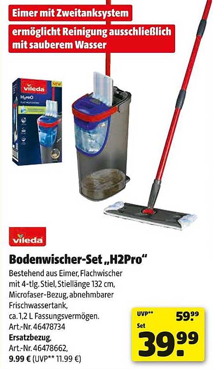 Bodenwischer-Set „H2Pro“