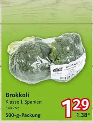 Brokoli Klasse I, Spanien – 500-g-Packung