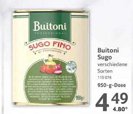 Buitoni Sugo verschiedene Sorten 950-g-Dose