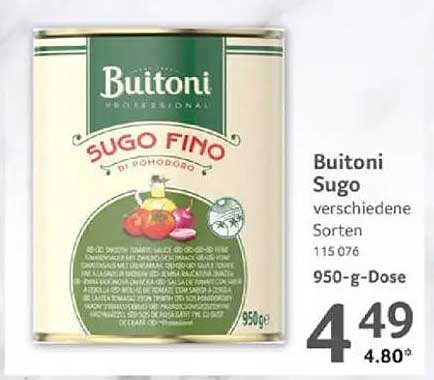 Buitoni Sugo verschiedene Sorten 950-g-Dose