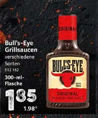 Bull's-Eye Grillsaucen verschiedene Sorten 300-ml-Flasche