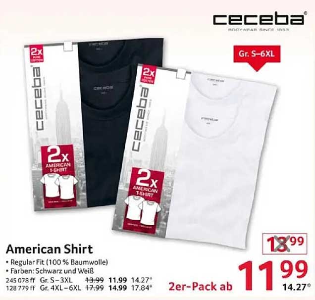 Ceceba American Shirt 2er-Pack