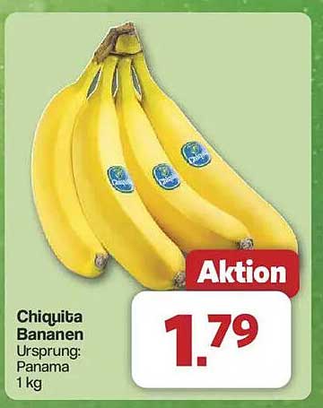 Chiquita Bananen 1 kg - Aktionsangebot
