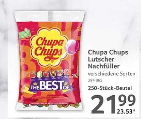 Chupa Chups Lutscher Nachfüller - verschiedene Sorten