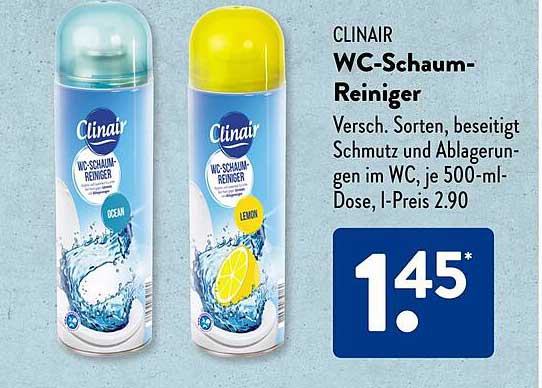 CLINAIR WC-Schaum-Reiniger