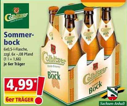 Colbitzer Sommerbock 6x0,5l Träger
