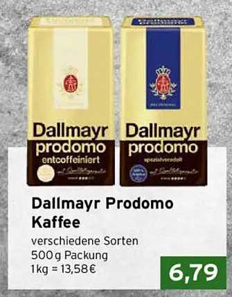 Dallmayr Prodomo Kaffee - verschiedene Sorten 500 g Paket