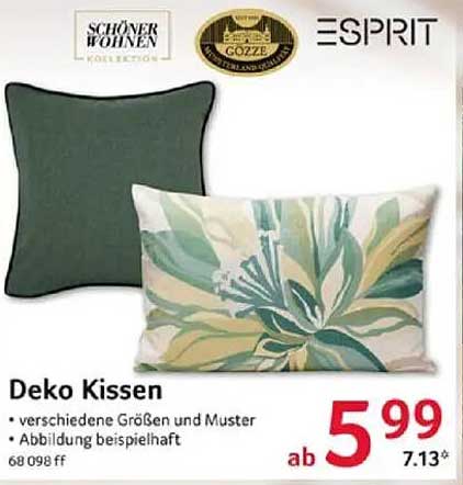 Deko Kissen - verschiedene Größen und Muster