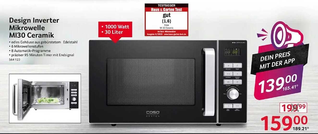 Design Inverter Mikrowelle MI30 Ceramic