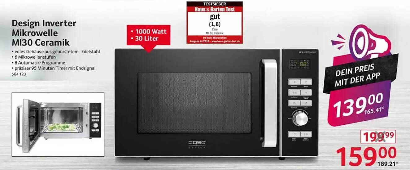 Design Inverter Mikrowelle MI30 Ceramik