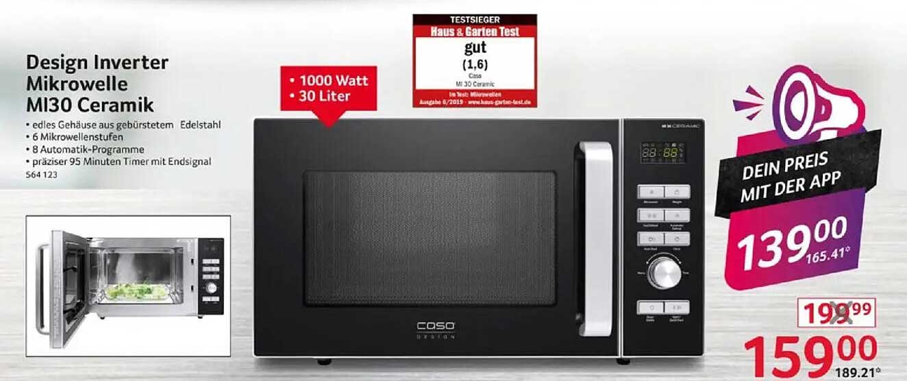 Design Inverter Mikrowelle MI30 Ceramik