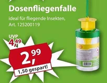 Dosenfliegenfalle – ideal für fliegende Insekten