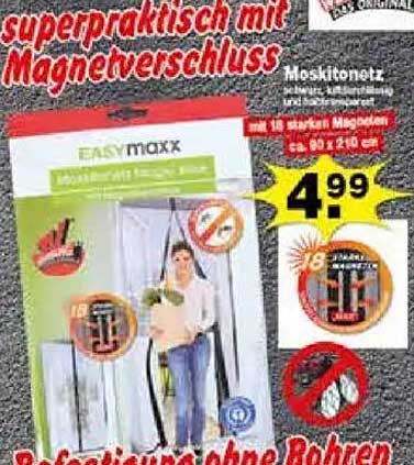 EASYmaxx Moskito-Netz mit Magnetverschluss