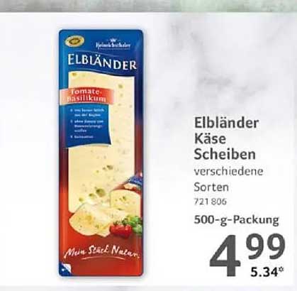Elbländer Käse Scheiben - verschiedene Sorten
