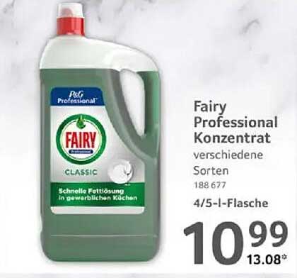 Fairy Professional Konsentrat verschiedene Sorten 4/5-l-Flasche