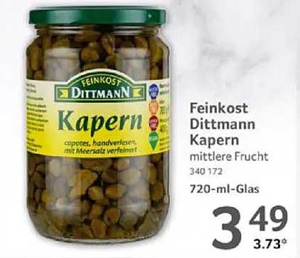 Feinkost Dittmann Kapern 720-ml-Glas