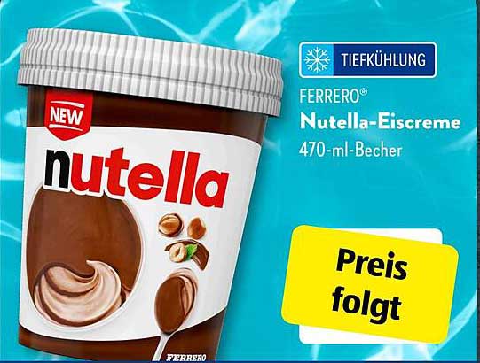 Ferrero Nutella-Eisceme 470-ml-Becher