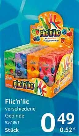 Flic’n’lic verschiedene Gebinde