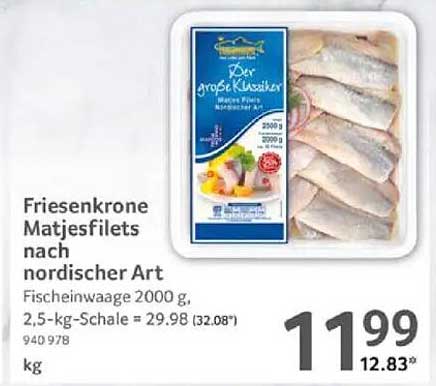 Friesenkrone Matjesfilets nach nordischer Art