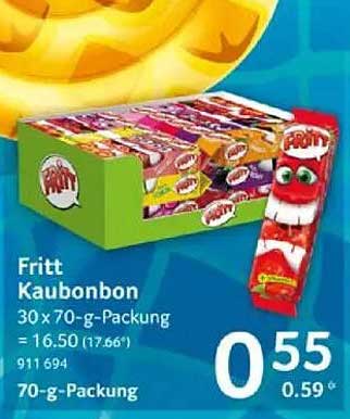 Fritt Kaubonbon 70-g-Packung