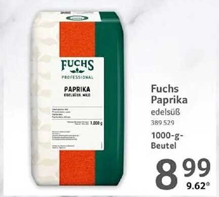Fuchs Paprika edelsüß 1000-g-Beutel