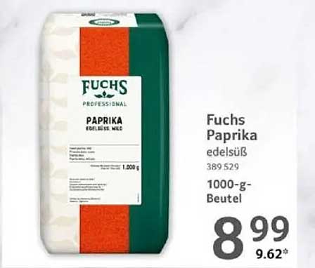 Fuchs Paprika edelsüß 1000-g-Beutel