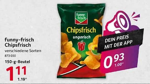 funny-frisch Chipsfrisch ungarisch – 150-g-Beutel