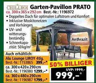 Garten-Pavillon PRATO