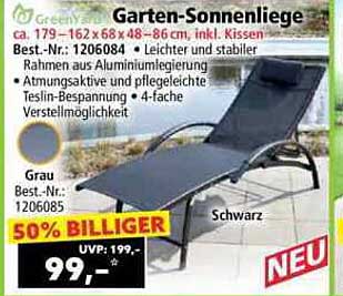 Garten-Sonnenliege