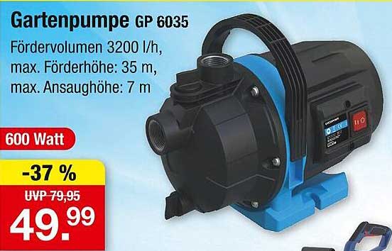 Gartenpumpe GP 6035 - Fördern Sie Wasser mit Leichtigkeit!