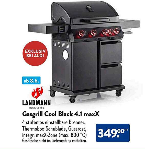 Gasgrill Cool Black 4.1 maxX