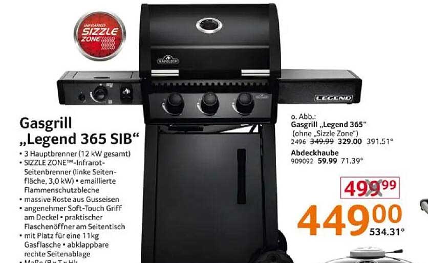 Gasgrill „Legend 365 SIB“