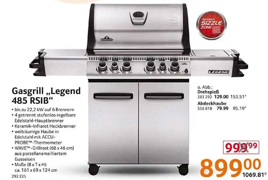 Gasgrill „Legend 485 RSIB“