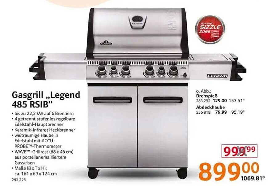 Gasgrill „Legend 485 RSIB“