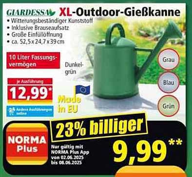 Giardessa XL-Outdoor-Gießkanne