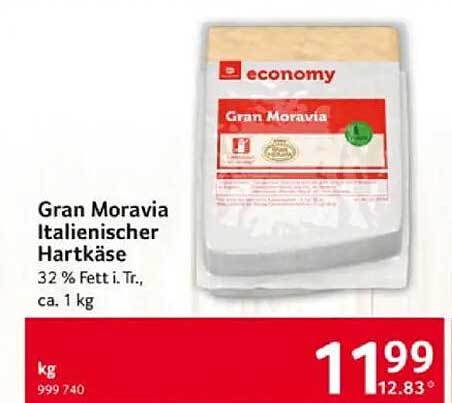 Gran Moravia Italienischer Hartkäse