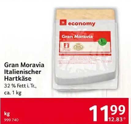 Gran Moravia Italienischer Hartkäse