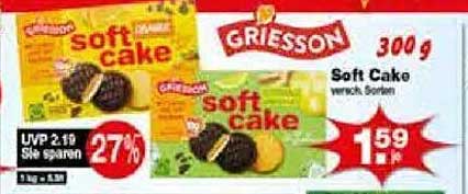 Griesson Soft Cake - 300 g, verschiedene Sorten