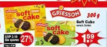 Griesson Soft Cake 300 g - verschiedene Sorten